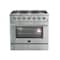 Forno Galiano Gold Professional 36In. Freestanding Gas Range FFSGS6244-36 - alternate 1